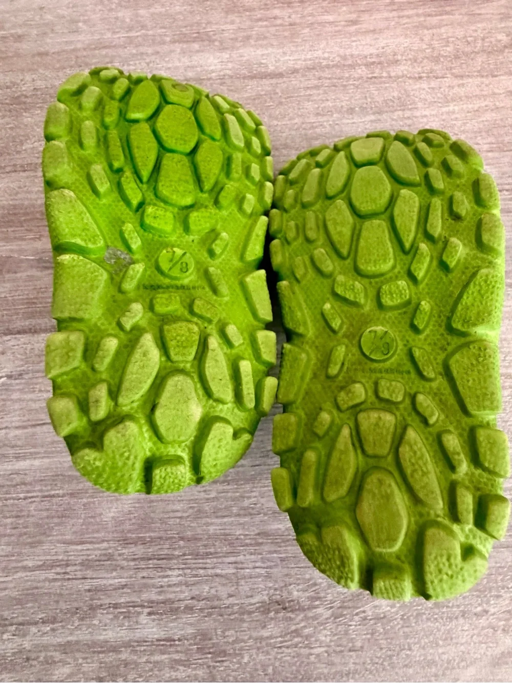 Mutant Ninja Turtles Green Cartoon Slip Resistant Clogs Slides Water Shoes 7/8